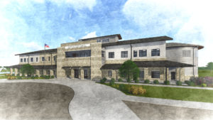 The Co-Op District, The City Hall Rendering, City of Hutto, Hutto City Hall, Hutto Library, City of Hutto Rendering, The Co-Op District Rendering, The Co-Op District, Silos, The Co-Op, Hutto, Hutto Texas, Rendering, Shopping, Entertainment, Food